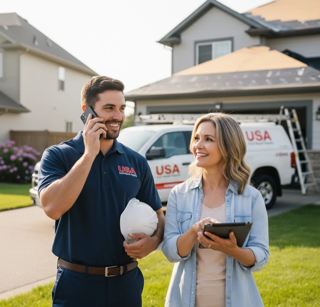 USA Roof Repair Experts customer support in Colchester